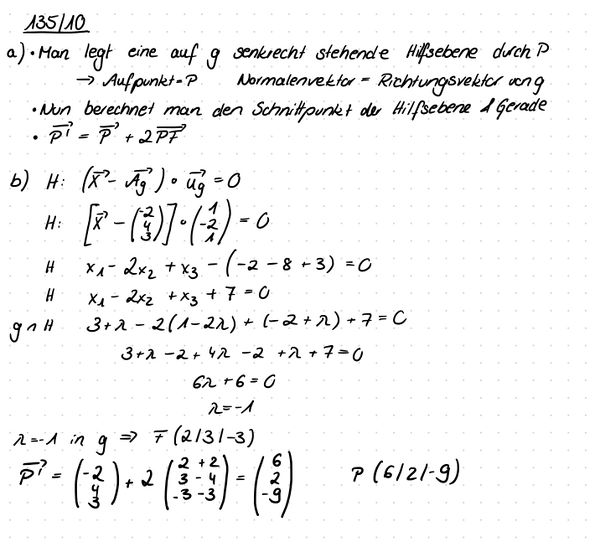 Mathematik 12/Lotfußpunkt – RMG-Wiki